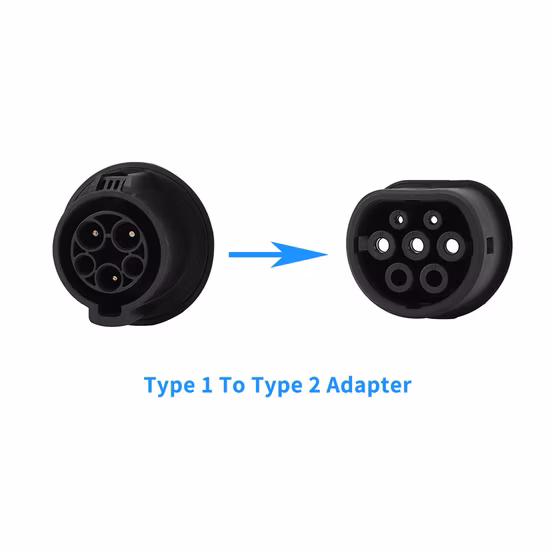 Type1 to Type 2 EV Plug EV Adaptor EV Charger Adapter