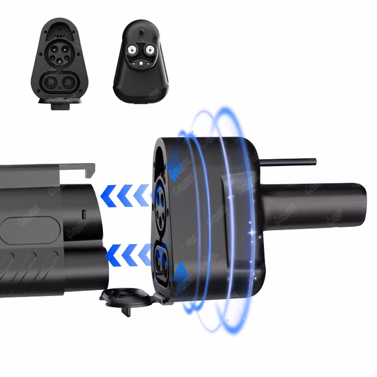 Waterproof IP55 CCS1 Tesla EV Charger Adapter