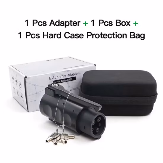 Portable DC EV Fast Charging Plug Electric Car Charge Cable AC Adapter